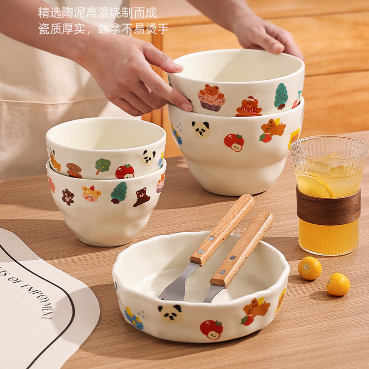 葫芦碗陶瓷米饭碗六寸面碗沙拉碗吃螺蛳粉的碗味碟高颜值意面盘子