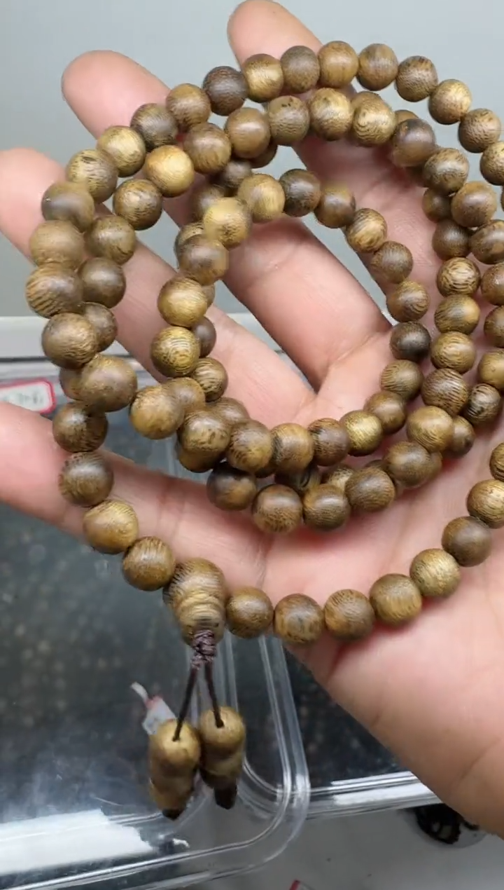 【闪购商品】沉香手串乌身0.8规格多圈22克