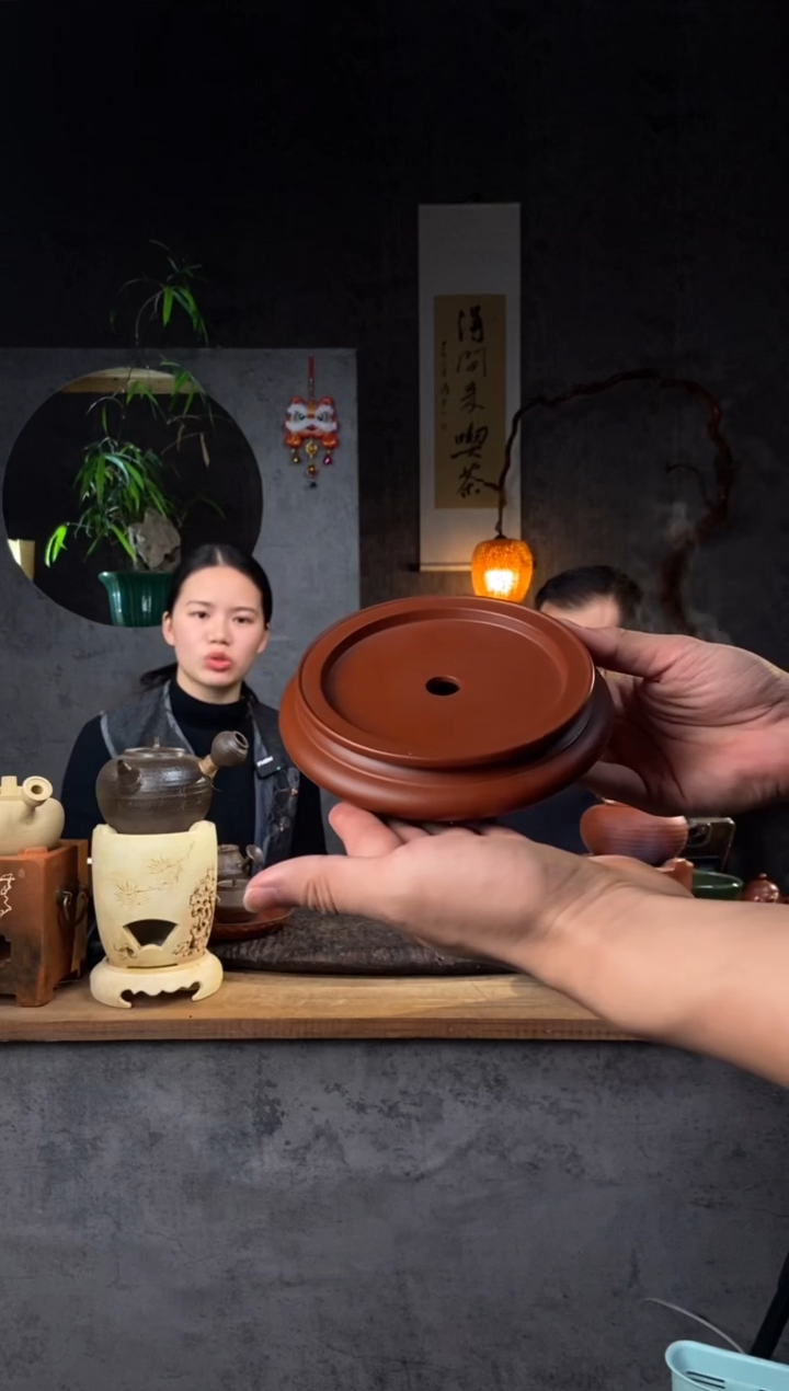 【闪购商品】全手工原矿潮州6寸朱泥分体壶承