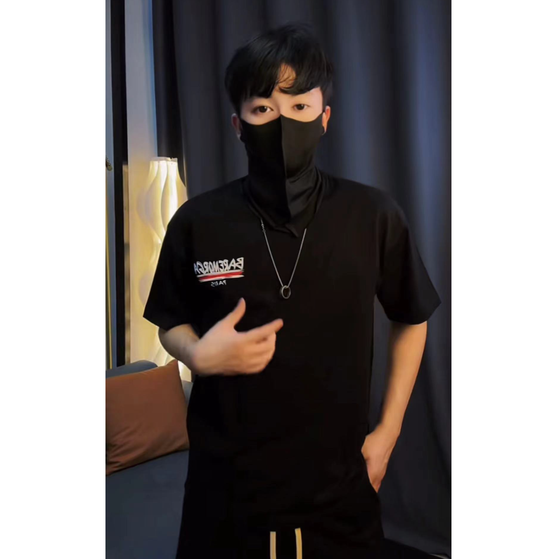 [B按编码下单]欧货男装短袖时尚潮流青春男女同款