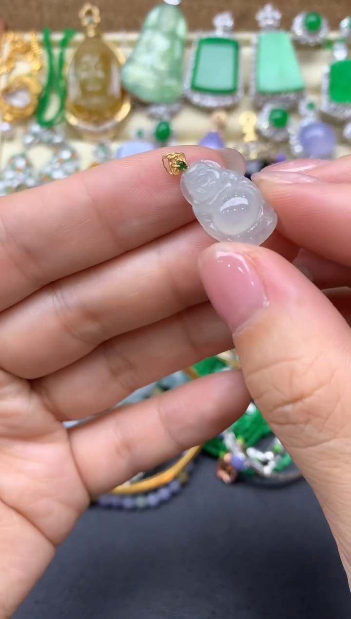 【闪购商品】翡翠颈饰18K金镶嵌148中国好珍宝