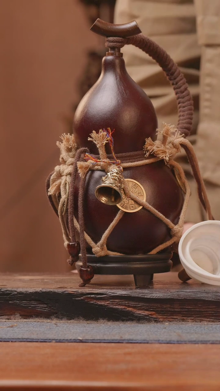 【闪购商品】237号精品大漆葫芦防腐防渗装水茶酒