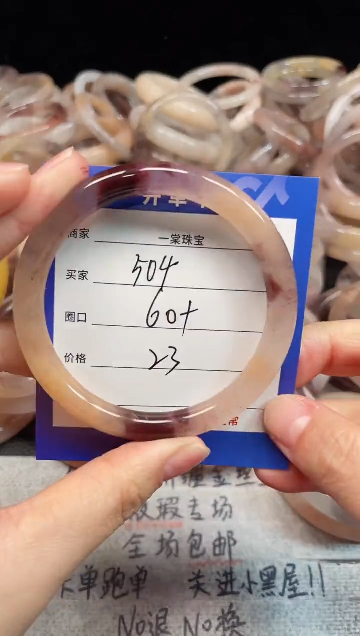 未镶嵌手镯石英质玉504