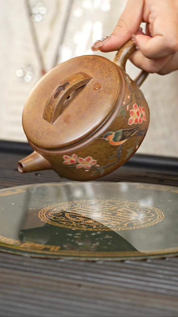 【闪购商品】紫砂茶壶YJB 柴烧 汉瓦