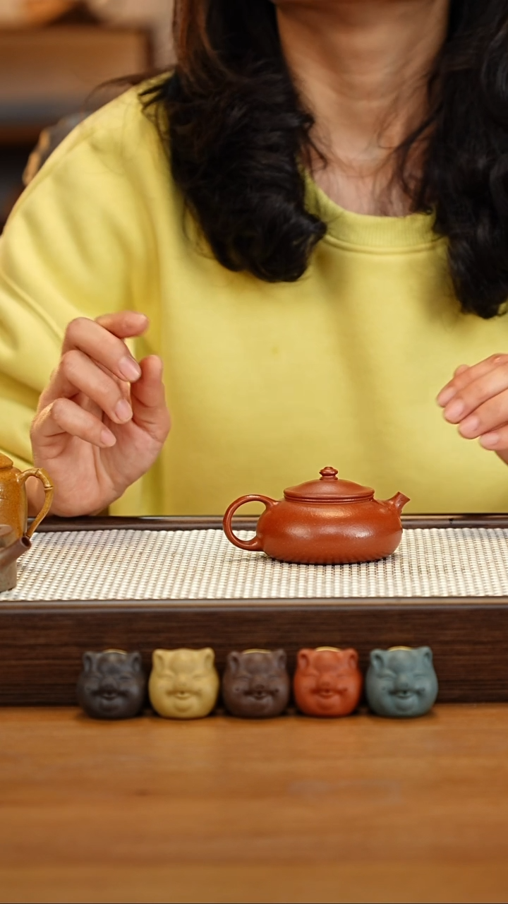 【闪购商品】紫砂茶壶红降坡小寒江  80cc