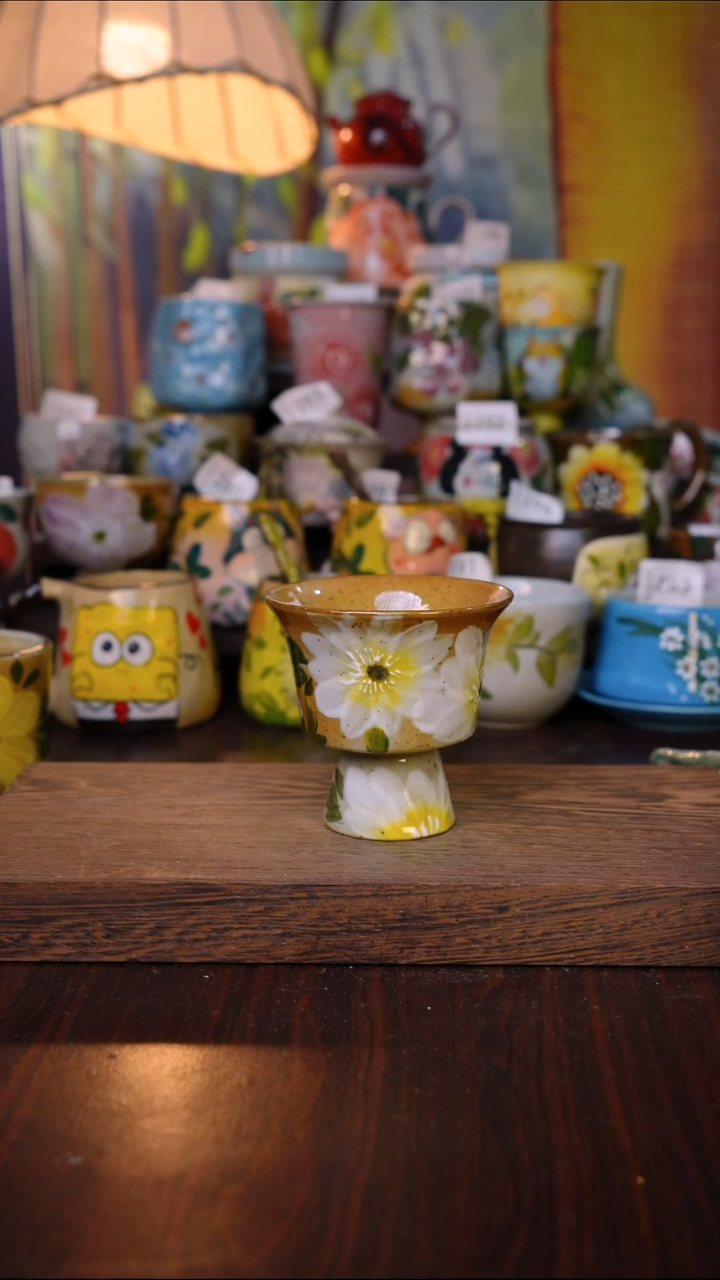 摆件泥垚手作 景德镇手工手绘陶瓷器物