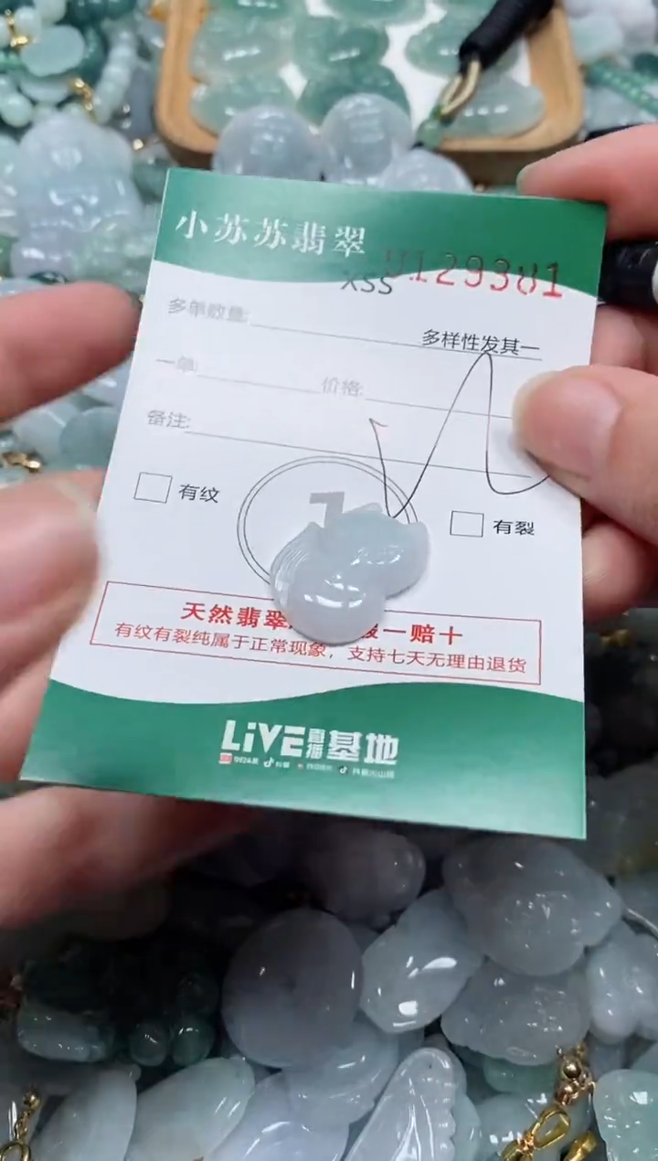 【闪购商品】翡翠颈饰未镶嵌闪购商品0129381