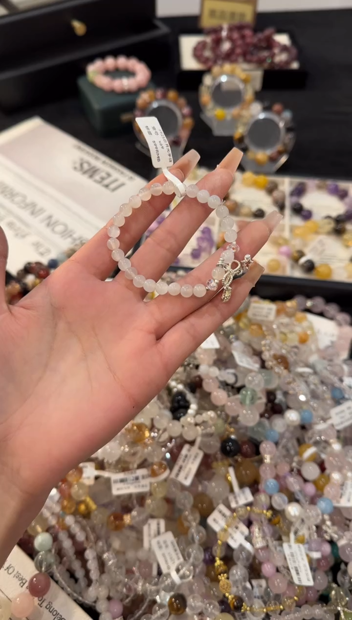 银S925镶嵌手链水晶白月光x69