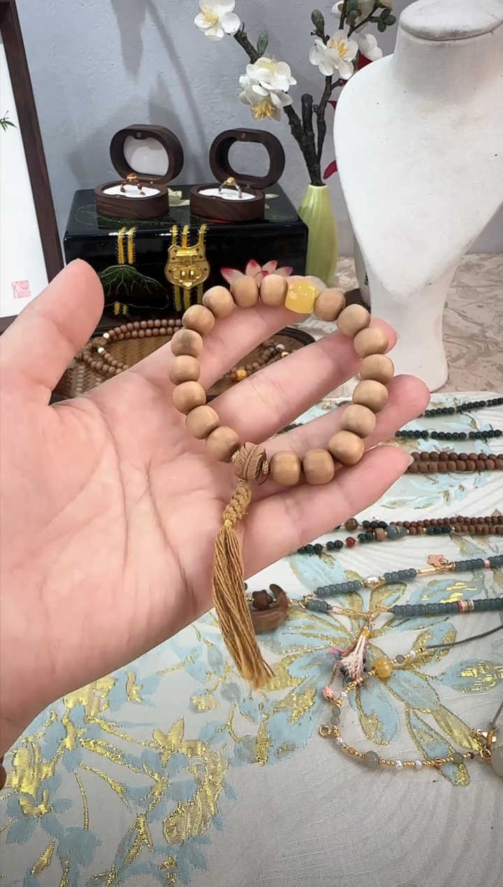 【闪购商品】檀香木手串/手链印度老山檀香老型珠