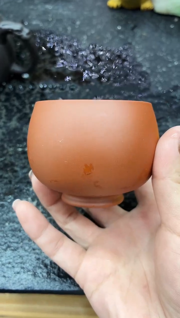 茶杯紫砂朱泥龙蛋杯 主人杯 