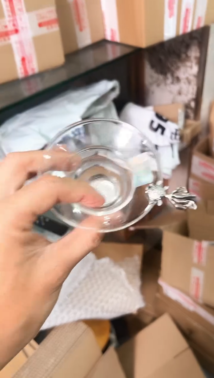 【闪购商品】禾器银鱼茶漏不锈钢带底托