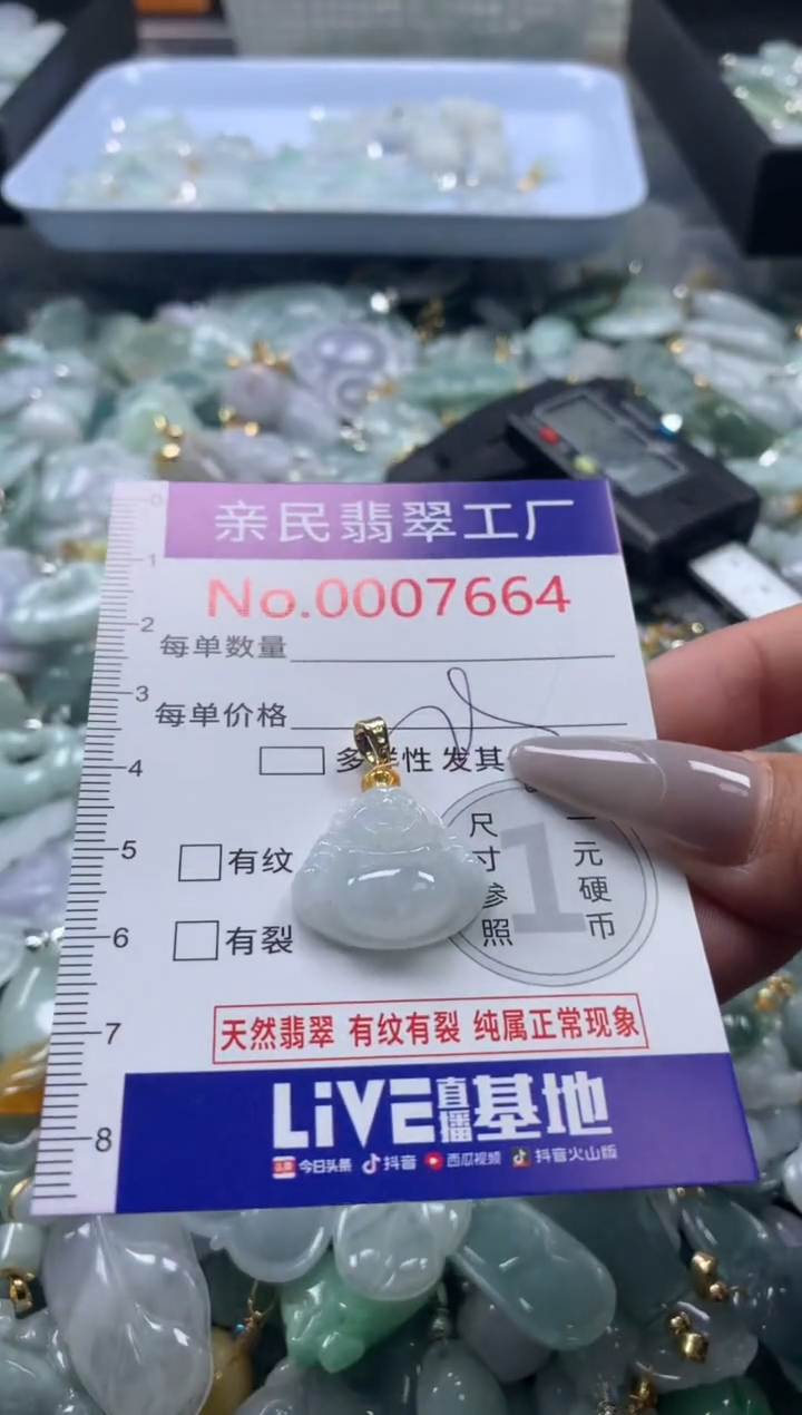 颈饰未镶嵌翡翠7664