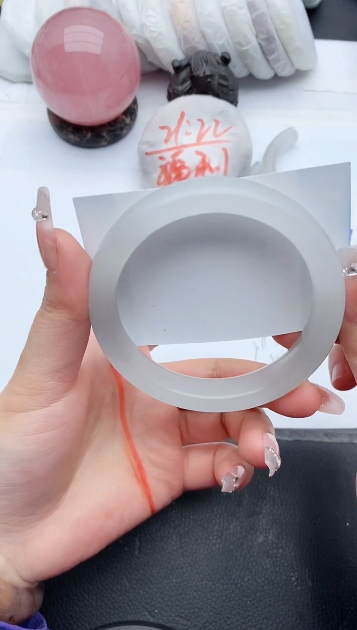 【闪购商品】石英质玉手镯未镶嵌G90+62/63