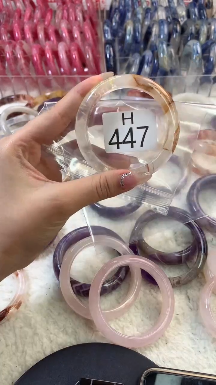 水晶手镯H未镶嵌水晶447-58