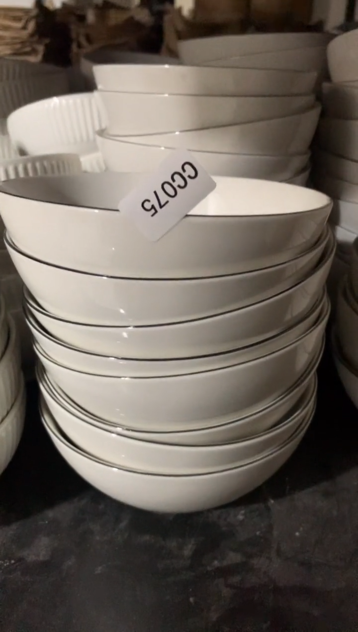 【闪购商品】瓷片CC075陶瓷没有完美无瑕陶瓷4个6寸