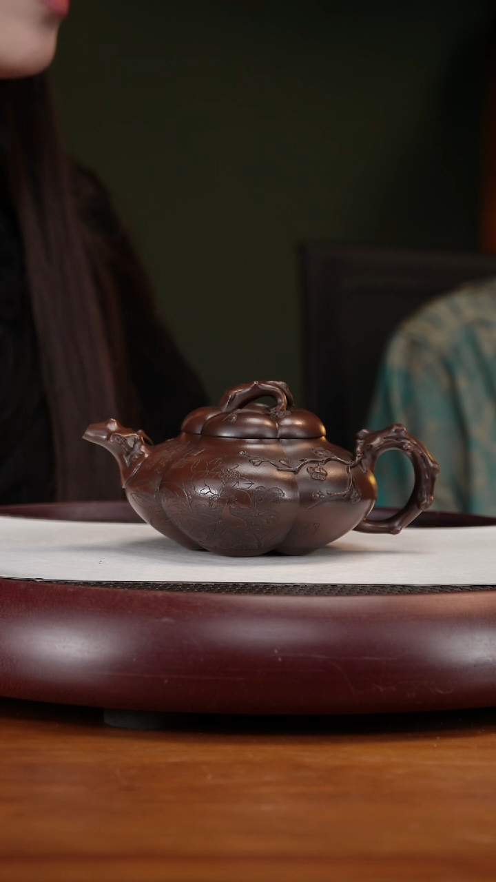 茶壶紫砂40ZKXZCP上合梅 甲级紫泥340cc