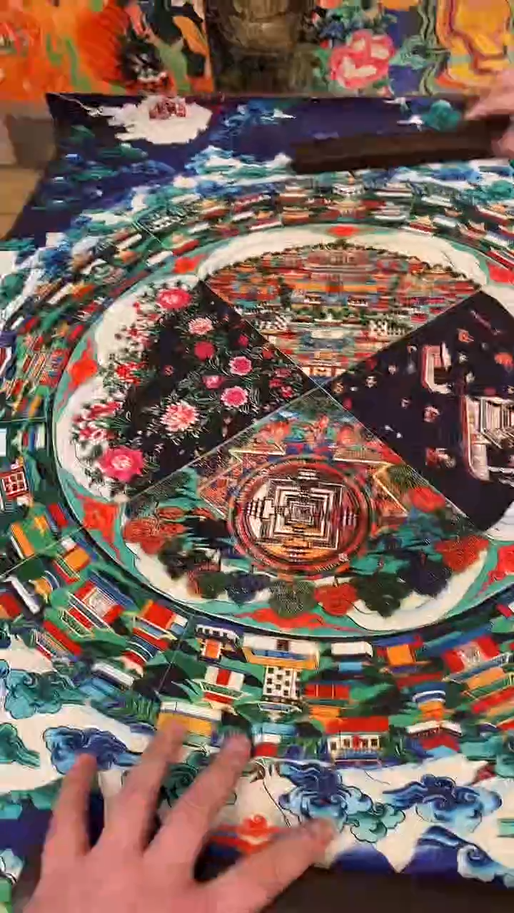 装裱画精美唐卡tk16027