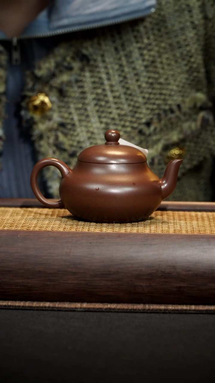 【闪购商品】紫砂茶壶梨型底槽清