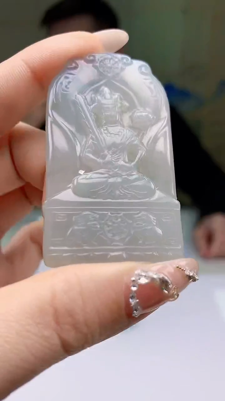 【闪购商品】定制翡翠未镶嵌5152ty-毛货挂件101