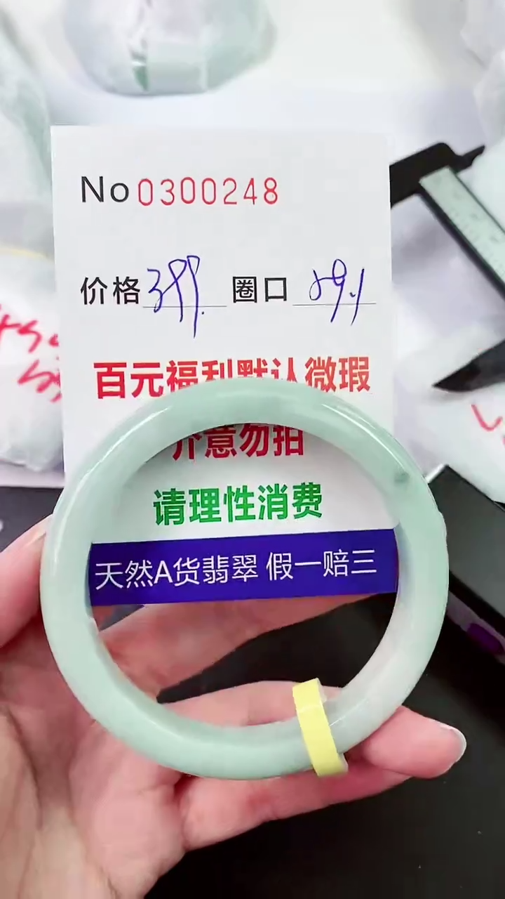 【闪购商品】翡翠手镯未镶嵌00300248