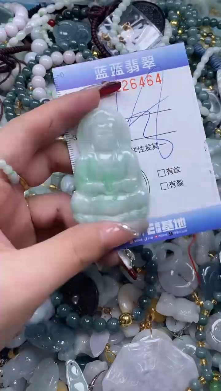 【闪购商品】翡翠颈饰未镶嵌闪购0126454多样性发其一