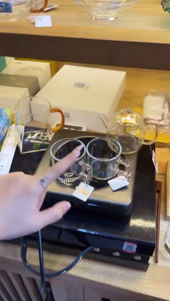 禾器/皮球花-言卿壶/浅粉+清禾杯1对