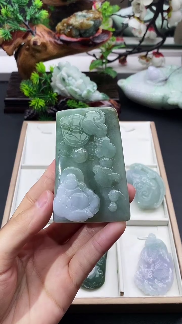 颈饰未镶嵌翡翠天然缅甸A货翡翠