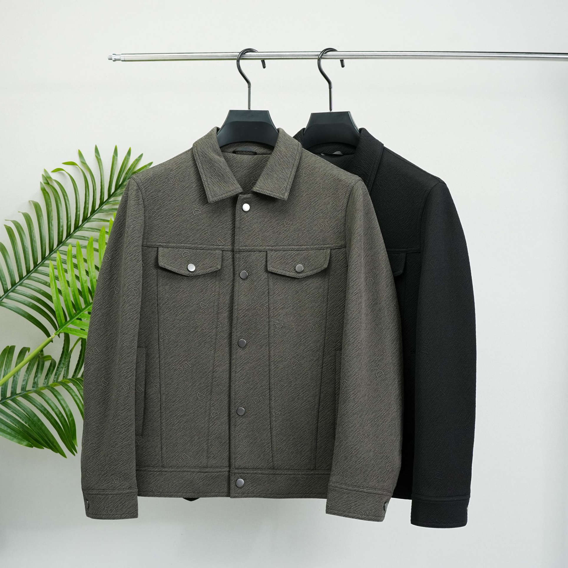 【巴尔赫】2025加厚男士高端欧货商务翻领夹克时尚百搭外套8613