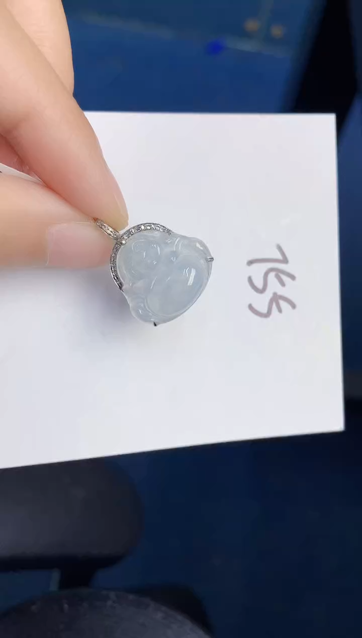 【闪购商品】翡翠颈饰18K金镶嵌000000000