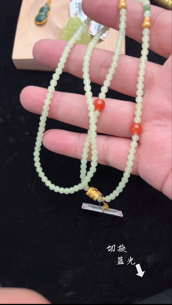 颈饰未镶嵌和田玉多样性发一