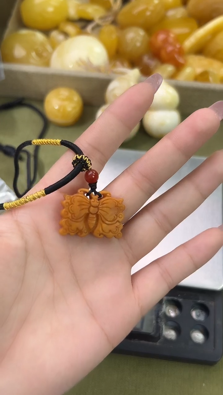 裸石琥珀未镶嵌天然琥珀蜜蜡吊坠
