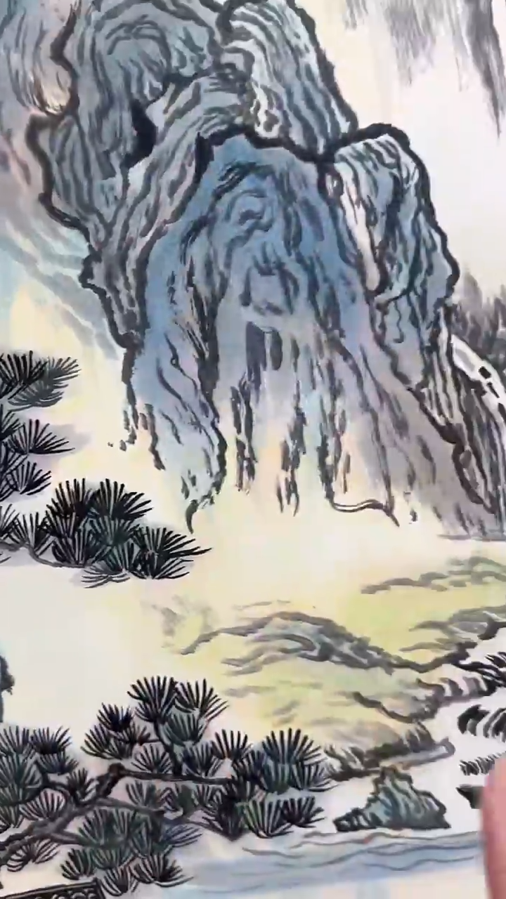 国画陈京广手绘绘画作品3-2