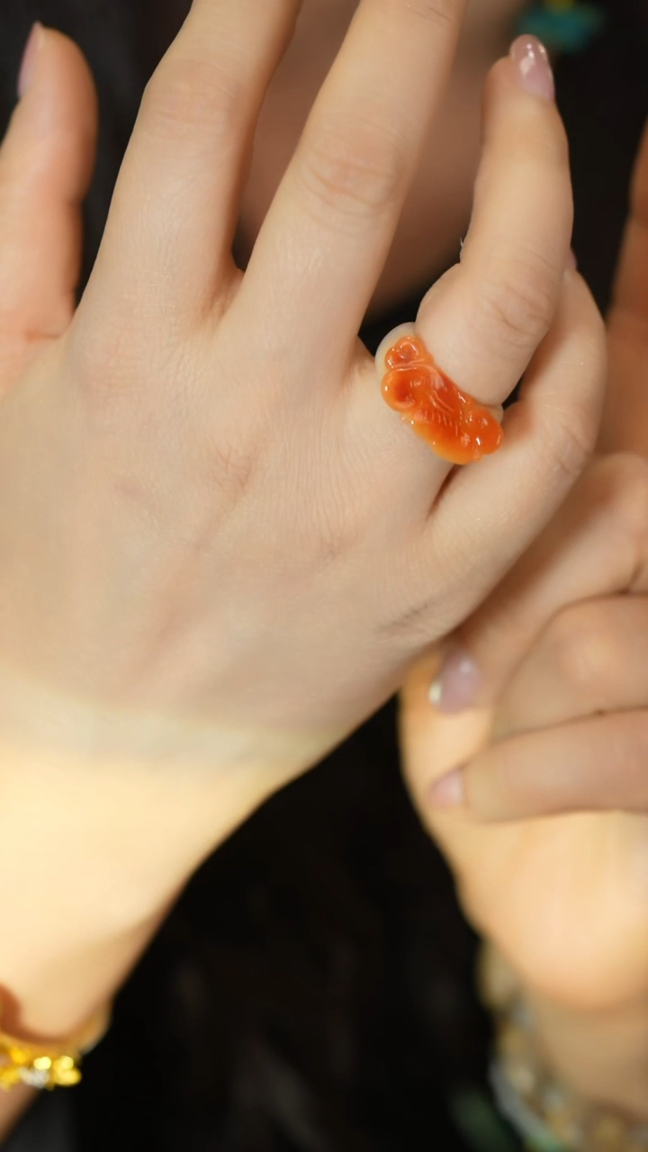 未镶嵌戒指翡翠圈口15