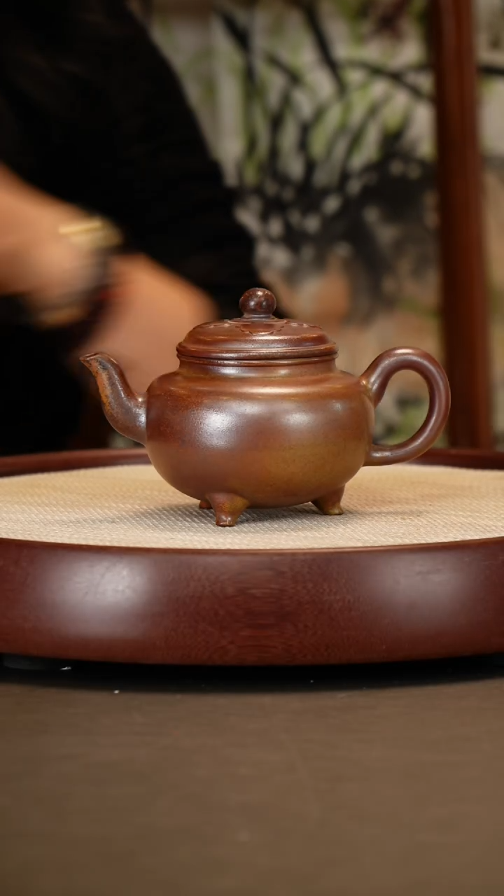 【闪购商品】紫砂茶壶【时顺华】春风祥玉窑烧大彬如意300CC