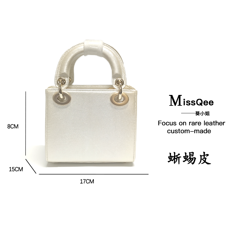 「高定女包」葵小姐MissQee高定蜥蜴手提包 EE4026