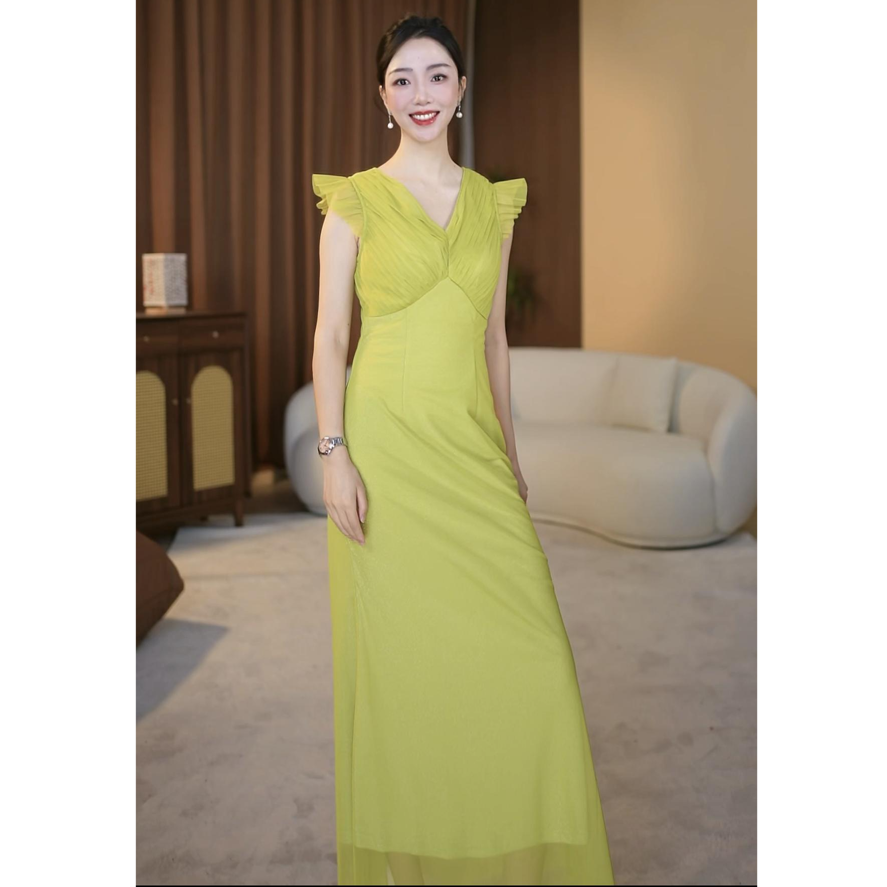 【菀素素】一汪春水夏季新款高级法式气质显瘦连衣裙-YL11330