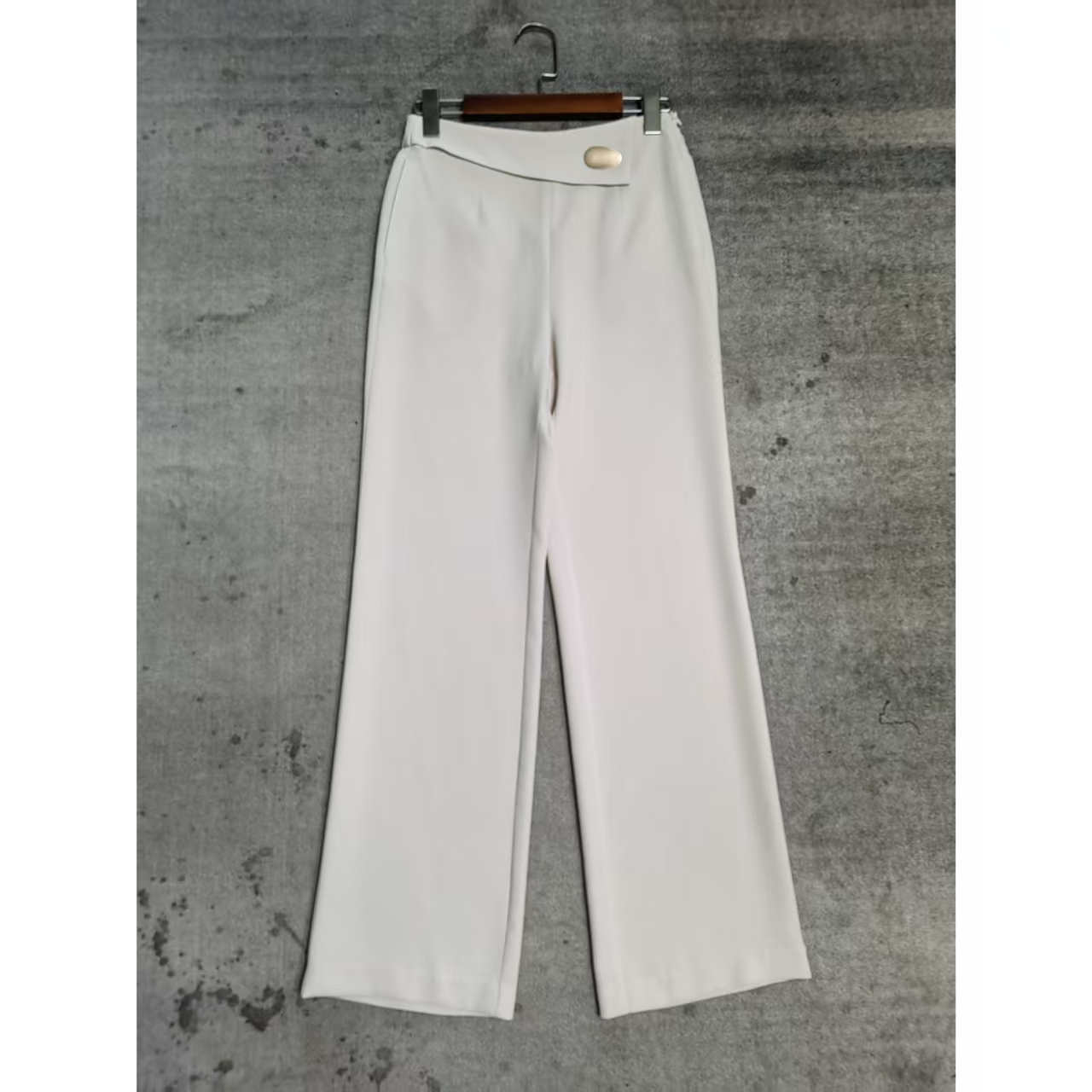 直筒垂感休闲百搭时尚显瘦垂感女裤48102