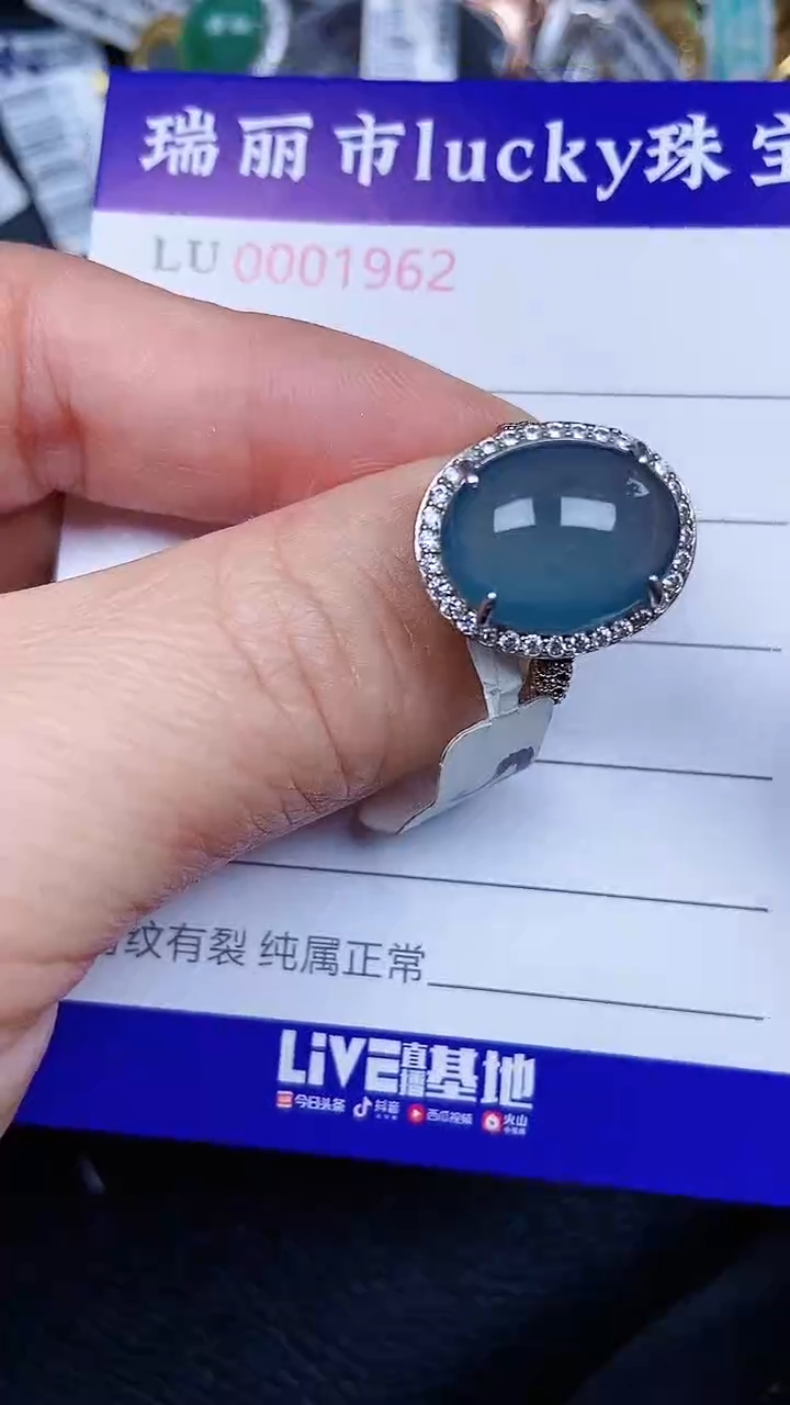 颈饰银S925镶嵌翡翠1962