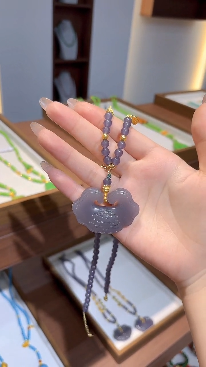 毛衣链未镶嵌和田玉DIY款M606