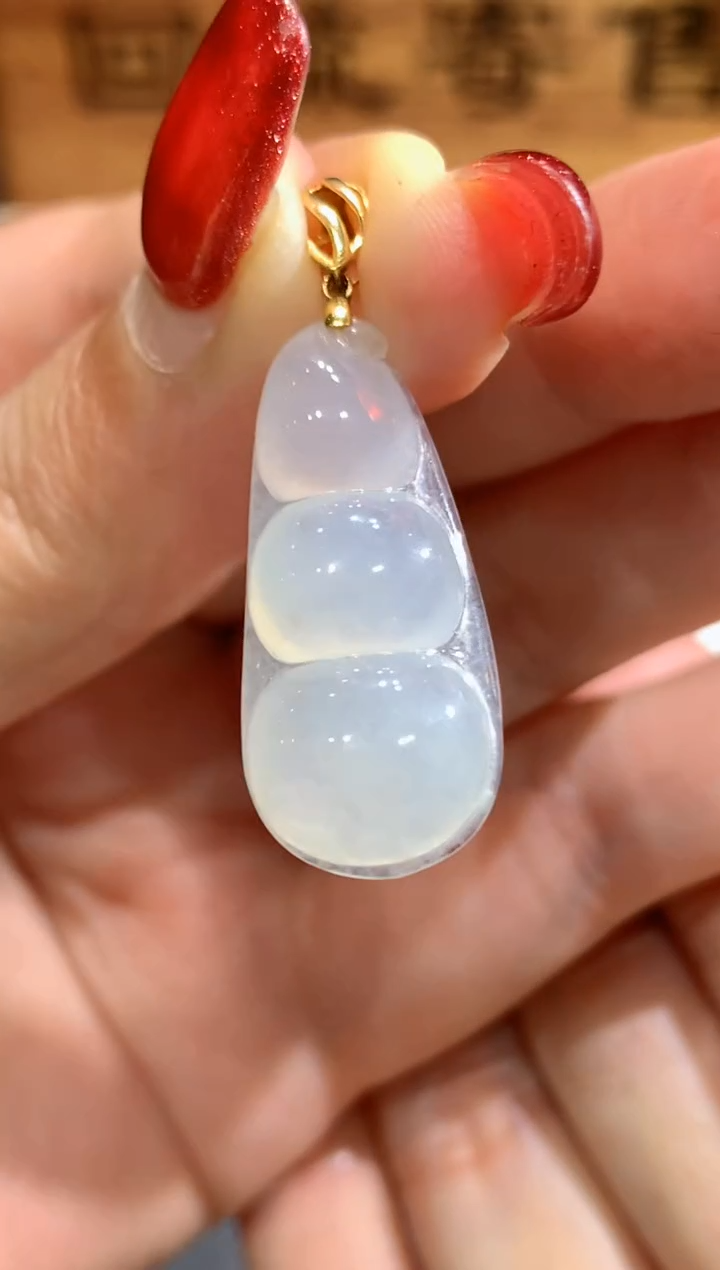 【闪购商品】翡翠颈饰18K金镶嵌团购1