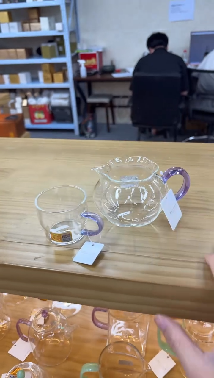 禾器纳福茶海浅紫色+禾器清尚杯一个装