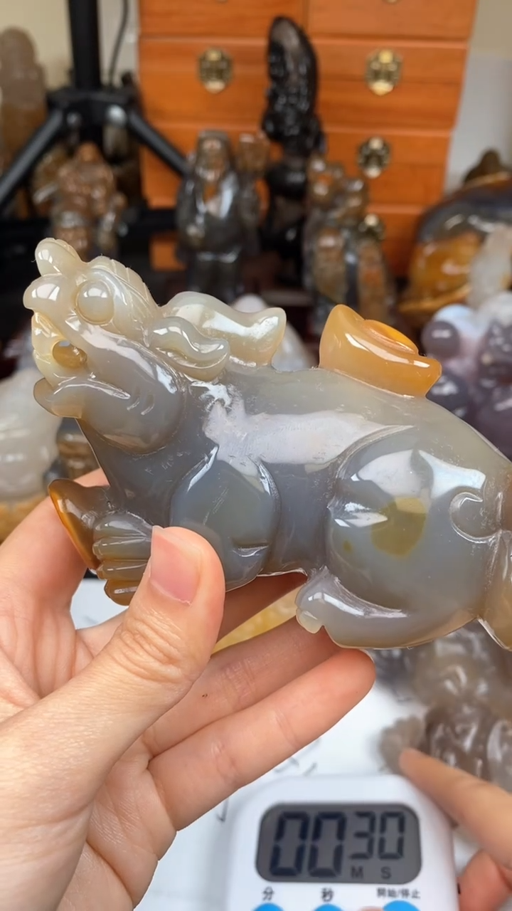 【闪购商品】玛瑙/玉髓颈饰未镶嵌AA