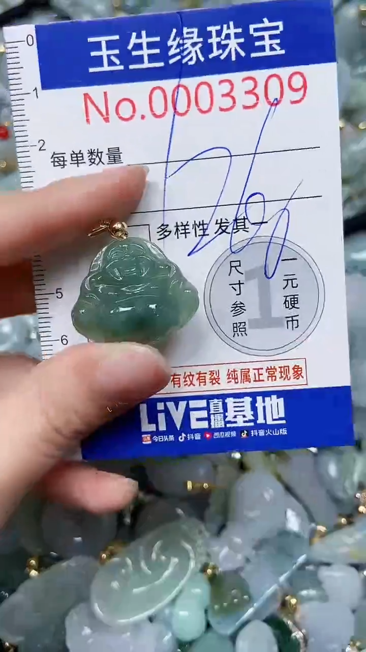 【闪购商品】翡翠颈饰未镶嵌闪购00003309