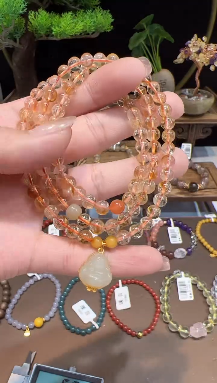 【闪购商品】水晶手串未镶嵌@@手饰