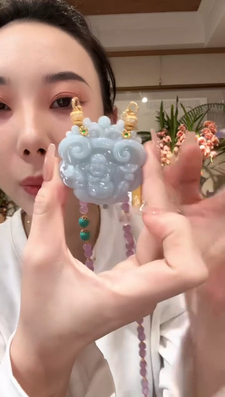 【闪购商品】翡翠颈饰未镶嵌国风