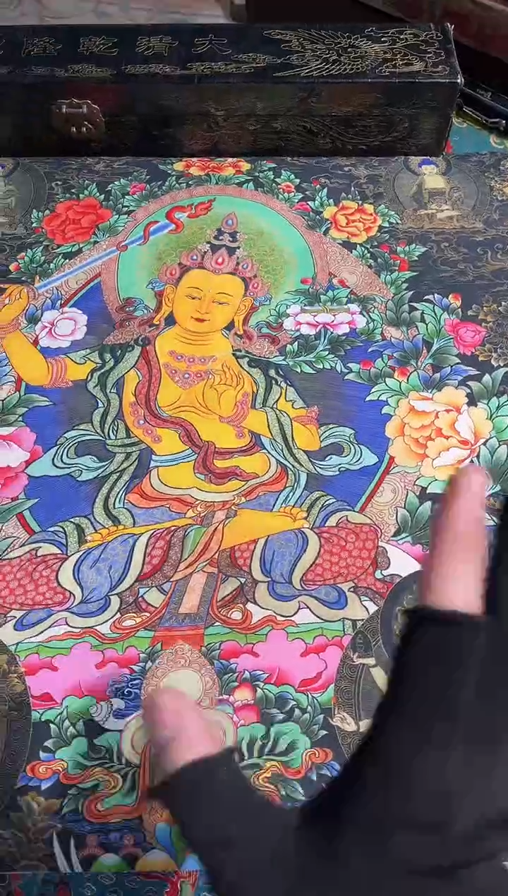 卷轴画天天的唐卡tk160