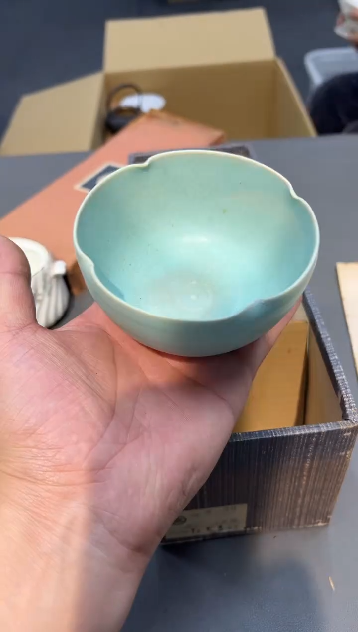 陶瓷汤****猫工艺品小四孤品收藏