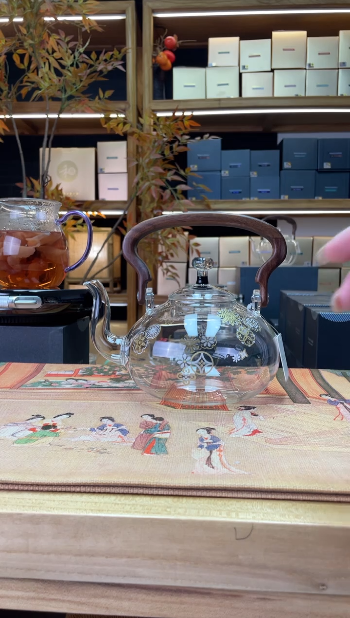 【闪购商品】样品/皮球花朗月壶/1000ml