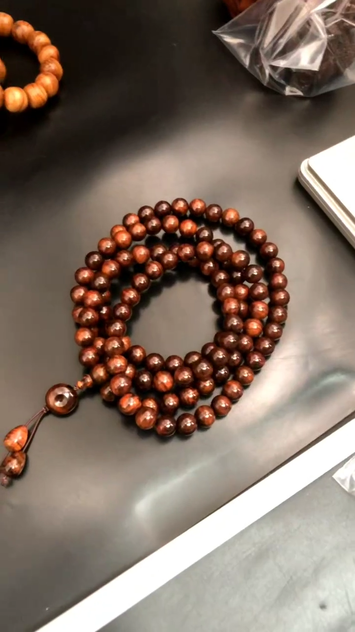 手串/手链黄花梨/降香黄檀海黄野生紫油梨1.0多圈精串