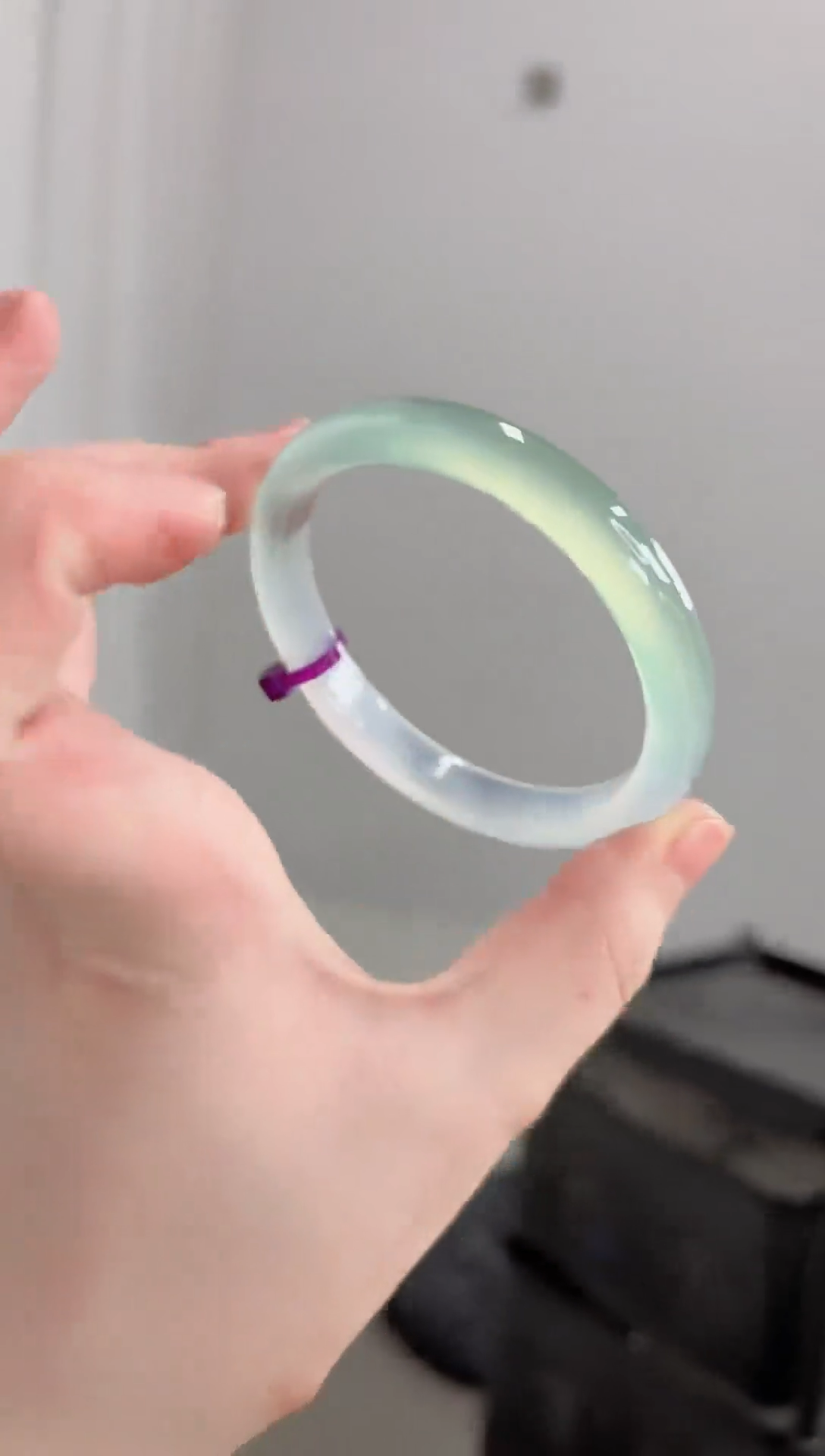 手镯玛瑙/玉髓未镶嵌56圈半山水